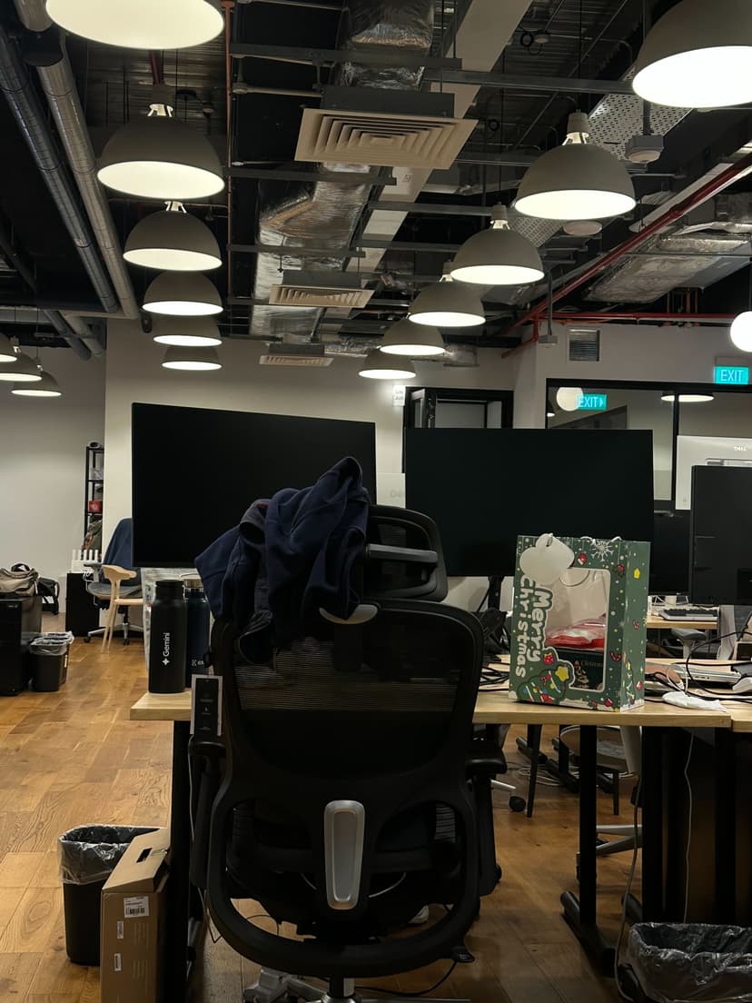 The desk I've worked out of for the last few months